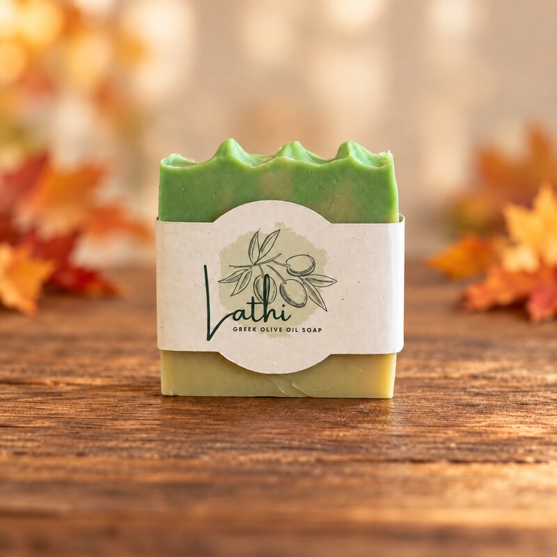 Evergreen Greek olive oil soap